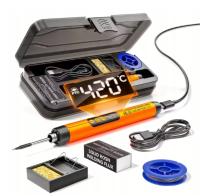 BEZPRZEWODOWA LUTOWNICA PRECYZYJNA ZESTAW 400°C USB-C