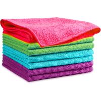 Набор салфеток из микрофибры Raltek 30x30 см многоцветный 4 шт.