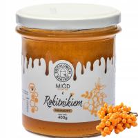 Miód z Rokitnikiem 400g – Naturalne Wsparcie Odporności Polski Niepołomicki