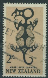 New Zealand 2 shillings - Maori Rock