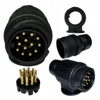 Wtyczka do przyczepy 13 PIN Steinhof plastikowa skręcana 13/12V