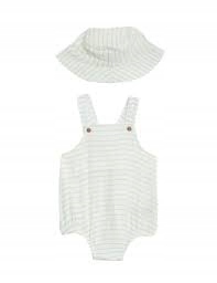 M&S Rampers + kapelusz dziecięcy, roz 62 cm