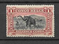 Congo belg. x S532 fauna słoń MH VF 400euro