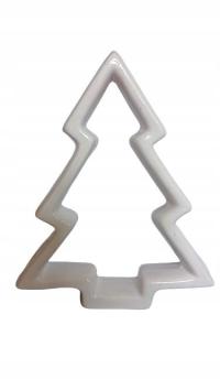 Украшение керамическая статуэтка белая Рождественская елка