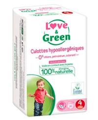 Pieluchomatki Love & Green 4 (8-15 kg) 20 szt