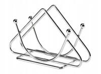 Держатель для салфеток металлический хром треугольник для салфеток для стола