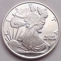 USA - Highland Mint - Walking Liberty - 1/10 uncji - ag999