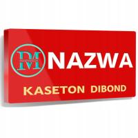 Szyld/kaseton z Dibond LED – podświetlany, trwały, różne kolory