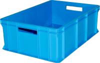 Евро пластиковый контейнер 600X400X200 синий