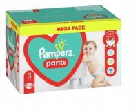 PAMPERS PANTS 3 PIELUCHOMAJTKI 128 SZT MEGABOX