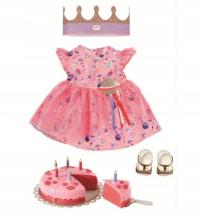 Zapf BABY BORN день рождения комплект одежды торт корона