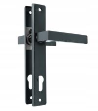 Klamka do furtki wąski szyld 90WK grafit antracyt