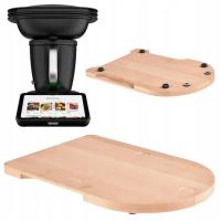 DREWNIANA DESKA BUKOWA POD THERMOMIX TM7 STABILNA PODSTAWKA ANTYPOŚLIZGOWA