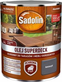 SADOLIN Superdeck 10L Olej do drewna ANTRACYT