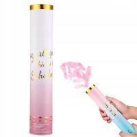 TUBA STRZELAJĄCA WYRZUTNIA KONFETTI PIÓR ŚLUB URODZINY IMPREZY PRZYJĘCIA