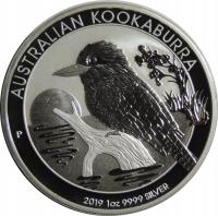 MONETA SREBRNA - MONETA Ag - UNCJA Ag999 - AUSTRALIA -OY9755