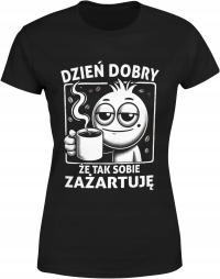 T-shirt damski okrągły dekolt Adler