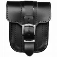 Saszetka Skórzana do Kufra Motocyklowego Czarna Kieszonka Torba