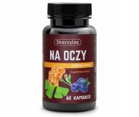 Skoczylas Na oczy : Aksamitka Borówka Ginkgo biloba Miłorząb || 60caps.