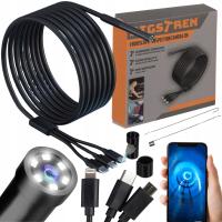 Endoskop Kamera Inspekcyjna 2m Full HD do Telefonu Android USB Typ-C 6 LED