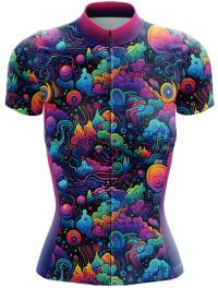 Koszulka rowerowa damska Quest Pink Cosmos W