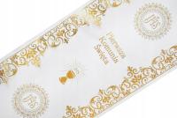 Настольная дорожка для причастия, настольная дорожка для причастия, IHS злотый орнамент-500 см