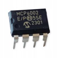 MCP6002-E/P WZMACNIACZ OPERACYJNY 1MHz 1.8-5.5V