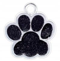 IDENTYFIKATOR ADRESÓWKA PIES ŁAPKA GRAWER CZARNA