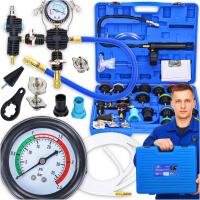 UNIWERSALNY ZESTAW 28 ELEMENTÓW DO TESTOWANIA SZCZELNOŚCI UKŁADU CHŁODZENIA