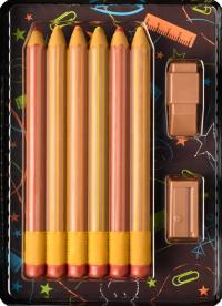 Czekoladowe kredki, prezenty dla dzieci, czekoladki dla dzieci, słodycze