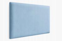 PANEL TAPICEROWANY WEZGŁOWIE NA ŚCIANĘ 60x30 cm BŁĘKIT WELUR DEKORACYJNY