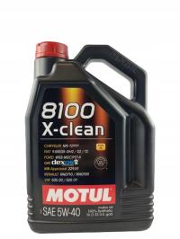 Olej silnikowy Motul 8100 X-Clean 5W-40 5 l ACEA C3