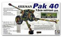 German 7.5cm Pak 40 L/46 Anti-Tank Gun 1:35 AFV Club 35071