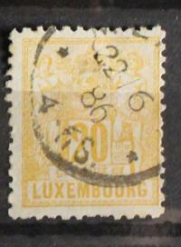 Luksemburg 20c znaczek z 1882 roku R