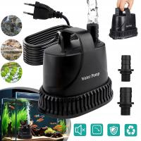 15W 800L/H POMPA ZANURZENIOWA DO AKWARIUM, CICHA POMPA FONTANNOWA, 2 DYSZE