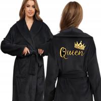 Женский халат теплый S / M длинный мягкий элегантный королевский подарок для женщины