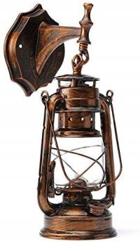 Античный винтажный деревенский металлический настенный светильник