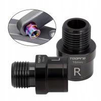 STALOWE ADAPTERY PRZEDŁUŻAJĄCE PEDAŁY ROWEROWE 16MM 2 SZTUKI