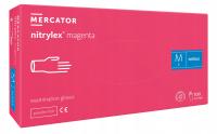 Нитриловые перчатки Mercator Medical Nitrylex 100 шт. розовый