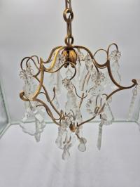 Żyrandol kryształowy stary antyczny Francja