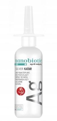 Nanobiotic Med Silver katar spray do nosa srebro koloidalne 30 ml