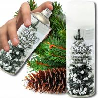 Sztuczny śnieg w sprayu duży 250 ml na Szybę Okno dekoracja Święta BN-103