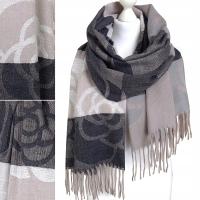 WEŁNIANY DUŻY CIEPŁY SZAL damski długi szalik jesienny STYLOWY, NOWE KOLORY