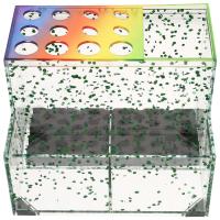 WIGILARKA NOŻYCZKI FRYZJERSKIE ZIELONE PUNKTY STOLIK