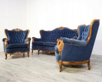 Набор мебели для гостиной LUDWIK мебель для гостиной из бука плюшевый диван 2 кресла