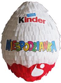 PINIATA день рождения Stick маска KINDER Сюрприз яйцо XL 85 см окружность