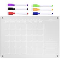 МАГНИТНАЯ ДОСКА ДЛЯ ХОЛОДИЛЬНИКА, ЕЖЕНЕДЕЛЬНИК ИЗ ПРОЗРАЧНОГО АКРИЛА