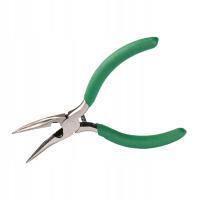 -Long Nose Plier Rustproof 13cm Jewelry Pliers with Comfort Grip for Green