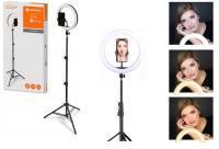 Ledvance lampa pierścieniowa LED, selfie, statyw