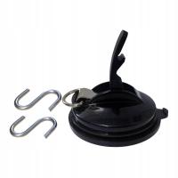 Durable Anchor Suction Cup with 2 Hooks Tie Down